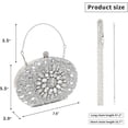 thumbnail image 2 of CAILDANL Women's Evening Bags Sparkly Rhinestone Clutch Purses Luxury Handbags, 2 of 7