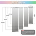 thumbnail image 3 of KBOOK Ombre Sheer Curtains for Living Room Bedroom Transparent Window Curtains (Pink, 55''*102'' ), 3 of 5