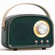 thumbnail image 1 of wonima11 Retro Bluetooth Speaker, Cute Mini Portable Wireless Speaker with TWS for Home Outdoor Travel, Vintage Decor, Gifts for Girls, Teens, Women Green, 1 of 1