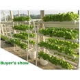 thumbnail image 6 of EQCOTWEA Hydroponic 36 Plant Site Grow Kit Vertical Type Pipeline Vegetable Planter PVC, 6 of 7