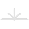 thumbnail image 4 of 72"W x 30"H x 2"D x 4"F, 10/12 Pitch, Redmond Architectural Grade PVC Gable Bracket, 4 of 8