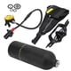 thumbnail image 5 of Juego de buceo con tanque de oxígeno boquilla de silicona Tanque de buceo a prueba de polvo con respiradero/válvula de alivio/buceo/correa/gafas de buceo para buceo para buceo ANGGREK Otros, 5 of 8