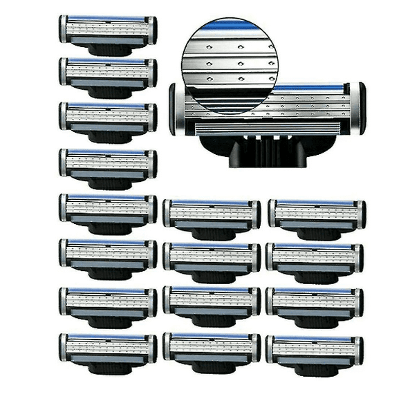 Pack Of 32 3-layer Razor Blades For Gillette Mach Manual Razor Razor Blades For Men High quality