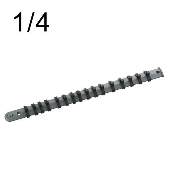 Clupup 3Pcs Socket Organizer Tray 340 Mm Socket Holder 1/4" 3/8" 1/2" Socket Wrench Organizer Socket Rail Drive Holder Hand Tools