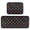 Colorful Palm Tree Icons, variant on 2-Piece Kitchen Mat Set Non Slip Washable Floor Mats Decorative Rugs for Kitchen Sink Laundry Strawberry and White Stars Pattern