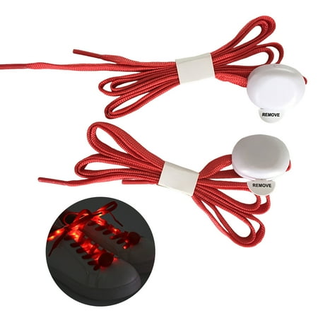 

Realyc Fluorescent Shoelaces 1 Pair Decorative Wide Application Stylish LED Flat Sneakers Canvas Shoe Laces