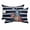 Blue Red Black, variant on Patriotic Gnomes Outdoor Pillows for Chaise Lounge Chair Beach Headrest Pillow Set of 2 Waterproof Lumbar Pillows with Insert&Strap Independence 250 Memorial Navy Striped Pool Pillow 12"x20"