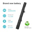 thumbnail image 2 of Huajiang Tech Battery for Asus X551 A31N1319 X551C A41N1308 D550 X551CA A31LJ91 X451 X451C 00B110-00250600 0B110-00250100 4 Cells 2200mAh 33wh, 2 of 10