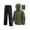 Army Green/Black, variant on COOFANDY Rain Suits for Men Waterproof Golf Rain Gear Lightweight Raincoat Jacket And Rain Pants