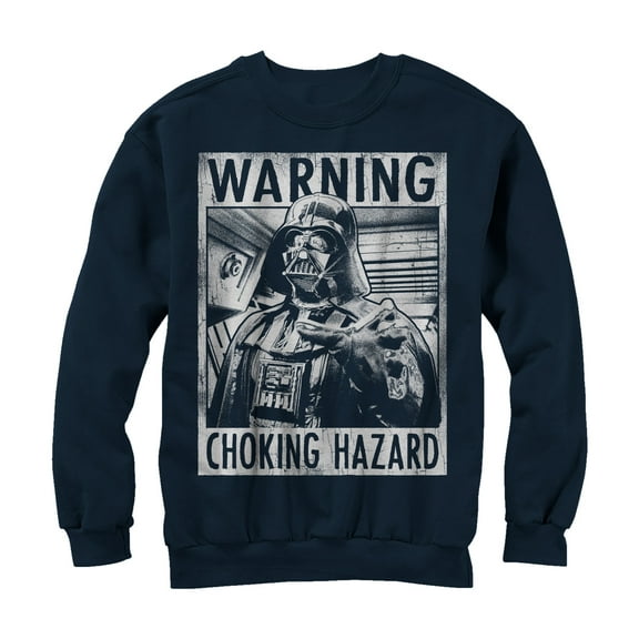 Men's Star Wars Choking Hazard  Sweatshirt Navy Blue Small