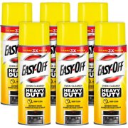 Easy-Off Heavy Duty Oven Cleaner, Regular Scent 87 oz (6 Cans x 14.5 oz)