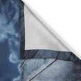 thumbnail image 3 of Ambesonne Dark Blue Kitchen Curtains, Vivid Night Sky Wood, 55"x39", Dark Blue White, 3 of 3