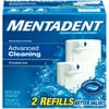 Mentadent: Advanced Cleaning Crystal Ice Baking Soda & Peroxide 5.25 Oz Refills Toothpaste, 2 ct