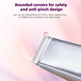 thumbnail image 4 of Welan Bikini Trimmer for Women,Cordless Wet/Dry Body Shaver for Trip,Cordless Body Shaver with Ceramic Blade, IPX7 Waterproof Lady Facial Razor, Portable Rechargeable Body Hair Trimmer for Face, 4 of 9