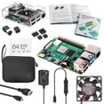 thumbnail image 1 of Kit de inicio Vilros Raspberry Pi 4 de 4 GB con microSD de 64 GB, 1 of 9