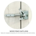 TUIBELYN 1 Set Gravity Lever Fence Lock Slide Bolt Gate Latch Gravity