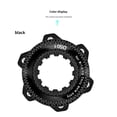 thumbnail image 3 of Central Lock Adapter Aluminum Alloy Durable Anodizing Compact Easy Installation Anti-Rust Central Locked Hub To Six-Bolt Brake Disc Rotor Conversion Ring Accessory, 3 of 9