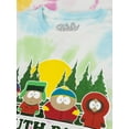 thumbnail image 2 of Tee Luv Men's Faded South Park Cartoon Cast Tie Dye Shirt (XXL), 2 of 3