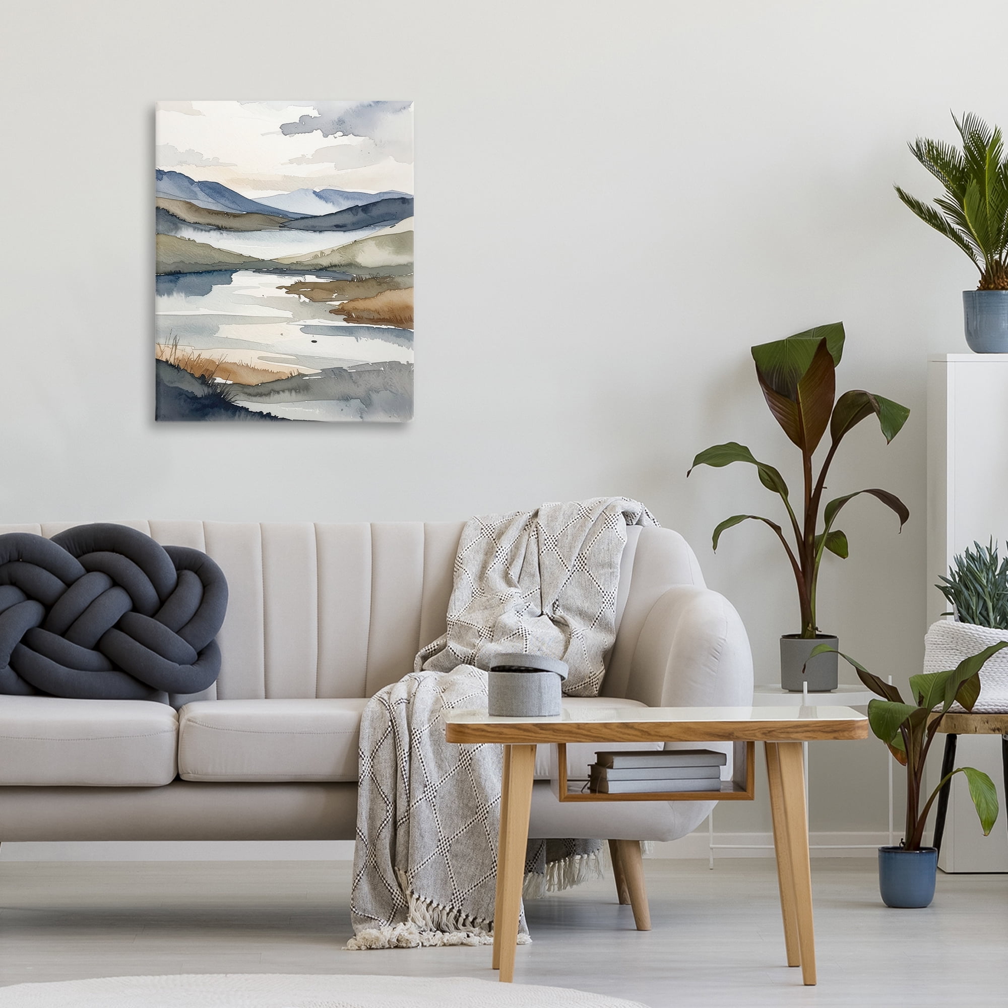 Stupell Industries Flow Of Water Pond Canvas Wall Art, design by Alonza Saunders