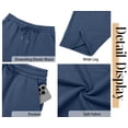 thumbnail image 6 of Fantaslook Womens Sweatpants Baggy Fleece Lined Wide Leg Sweatpants Drawstring Warm Lounge Pants with Pockets, 6 of 9
