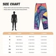 thumbnail image 3 of Fotbe Hip-Hop DJ Dolphin Pantalones de Pijama para Mujer, Pantalones de Dormir, Pantalones Pj con Cordón y Bolsillos-Large, 3 of 6