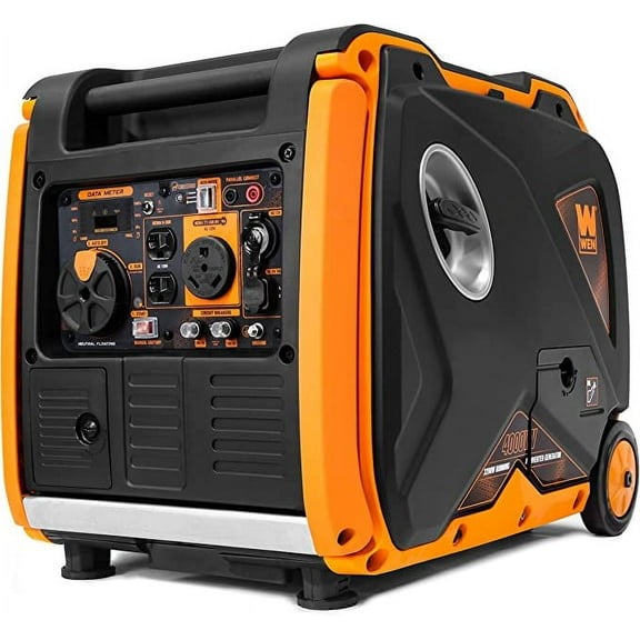 WEN Super Quiet 4000-Watt RV-Ready Electric Start Portable Inverter Generator with Fuel Shut-Off and CO Watchdog (56400iX)