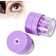 thumbnail image 3 of Laveur de Lentilles FYBTOContact, Étui Nettoyant pour Lentilles de Contact Manuel pour Déprotéinisation, Récipient de Nettoyage Portable pour Lentilles de Contact à Rotation pour Voyage de Retour (Violet)-0630, 3 of 5