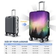thumbnail image 3 of Cauagu Northern Lights Print Travel Luggage Cover,Travel Dust-proof Suitcase Cover Softside Suitcase Protector for 18-32inch,Not Included Suitcase, 3 of 8