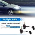 thumbnail image 2 of Bombillas LED para Faros 9007 Unique Bargains 6000lm Luces LED Automáticas Luz Blanca 6000K Alta y Baja Intensidad Alto Rendimiento Plug and Play Sin Parpadeo Luz de Conducción 1 par, 2 of 7