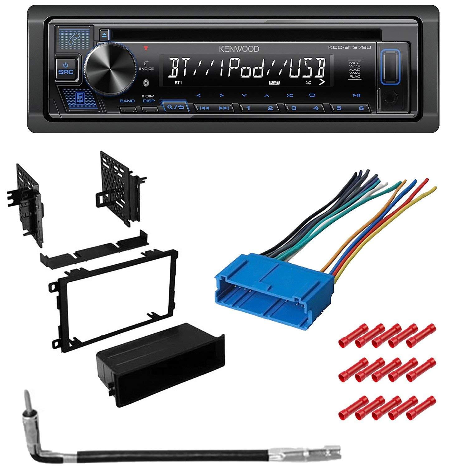 KIT8253 Kenwood Car Stereo with Bluetooth for 19952000 Oldsmobile