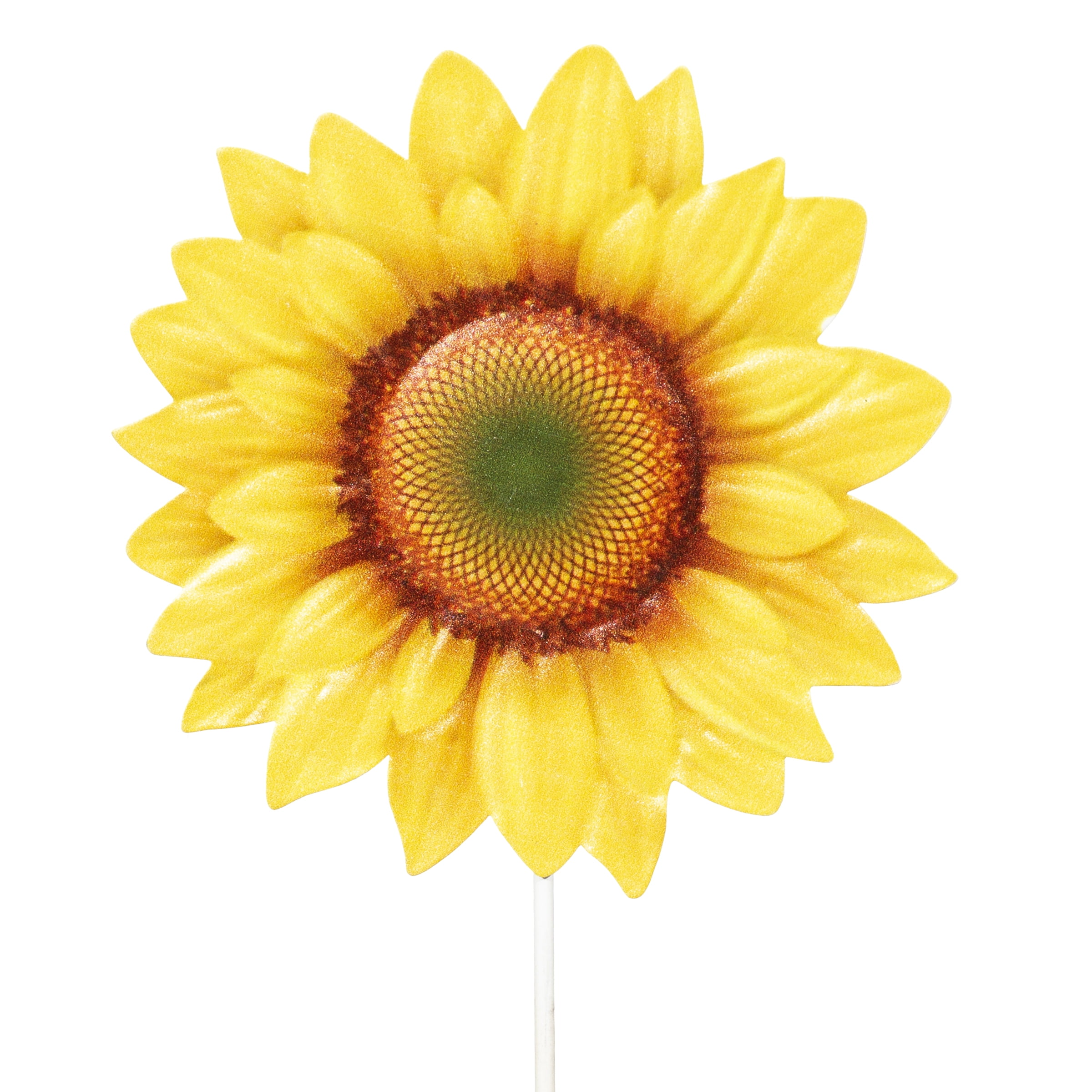 (6 pack) Mainstay 5" x 12" Metal Sunflower Plant Stake