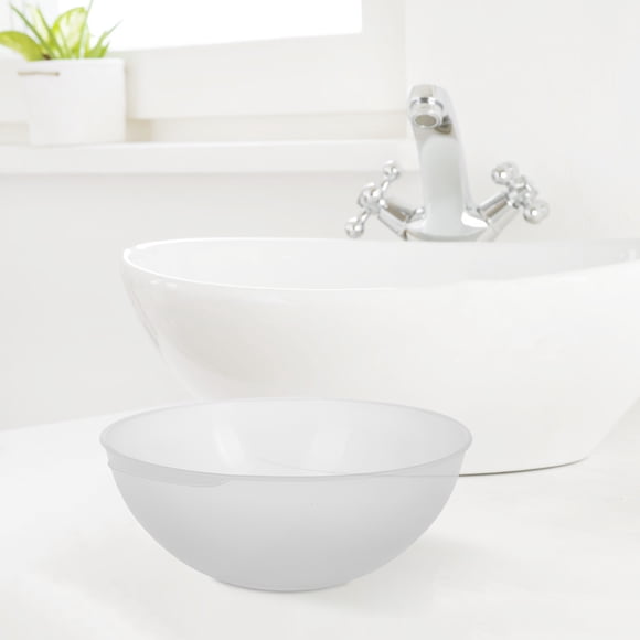 unbranded Bacinilla Portátil Redonda Transparente Para Lavado De Y Cuidado En Centros De Belleza