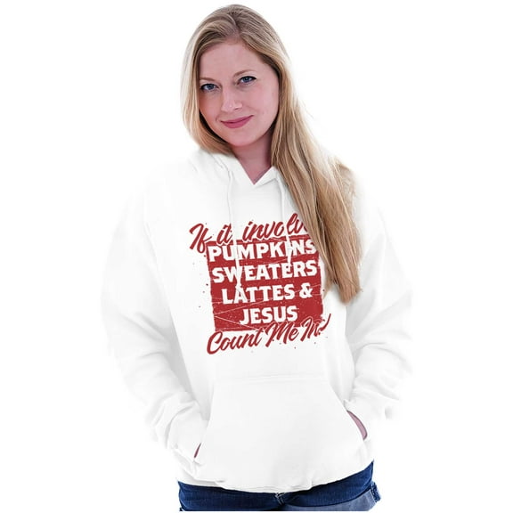 PSL and Jesus Sweater Weather Women Plus Size Hoodie Brisco Brands 2X