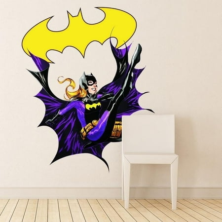 Stickalz Llc Bat Woman Comics Full Color Wall Decal Sticker K 526 Frst Size46 X56