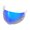 Clear Blue, variant on Visor Base for LS2 FF352, FF802, FF351, FF369, FF384, ROOKIE, FLASH Helmet Accessories