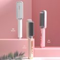 thumbnail image 2 of Portable Hair Straightener Ionic Electric Ceramic Straightening Comb 20s Quick Heated Anti-Scald Modelling Brush Styling, 2 of 8