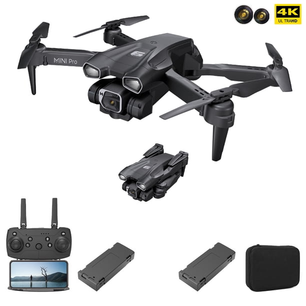 Drone plegable con control remoto UAV Flip 3D FPV para adultos principiantes (batería 2) Ndcxsfigh libre de BPA