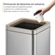 thumbnail image 5 of EKO Bote de basura Laguna 40L. Tapa abierta acabado Acero Inoxidable Mate. Cubo de basura para oficina, estilo anidado., 5 of 8
