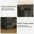 thumbnail image 4 of Vabches Farmhouse End Table for Living Room with Charging Station, Nightstand for Bedroom with Drawer and Adjustable Shelves, 4 of 8