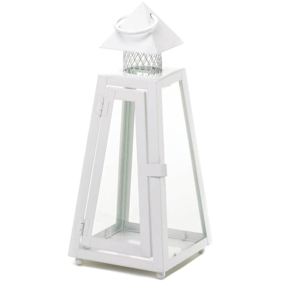 Gallery Of Light Summit White Candle Lantern
