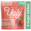 Hello! I’m Ugly Sliced & Dried Peaches, No Sugar Added Snacks, Unsweetened Dried Fruit, 10 oz