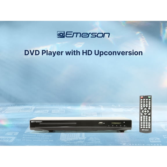 Emerson ED-8000 DVD Player with HD Upconversion, Black