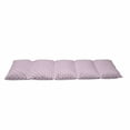 thumbnail image 2 of Owls Floor Pillow Lounger Cover, Sleeping Owls in Diamond Pattern Half-Moon Stars Clouds Night Time Goodnight Art, Nap Mat Printed Fabric Case for 5 Pillows, 88" x 36", Pink Lavender, by Ambesonne, 2 of 5
