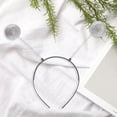 thumbnail image 1 of Diadema Baoblaze Antena Marciana Bola Sombreros Alien Plata, 1 of 8