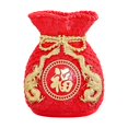 thumbnail image 1 of Bolsa de bendición Feng Shui para el Festival de Primavera del Año Nuevo Chino, decoración de jarrón de flores Rojo 17cm, 1 of 9