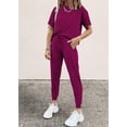 thumbnail image 2 of Conjunto Deportivo PRETTYGARDEN para Mujer, Dos Piezas, Color Morado, Talla XL, 2 of 6