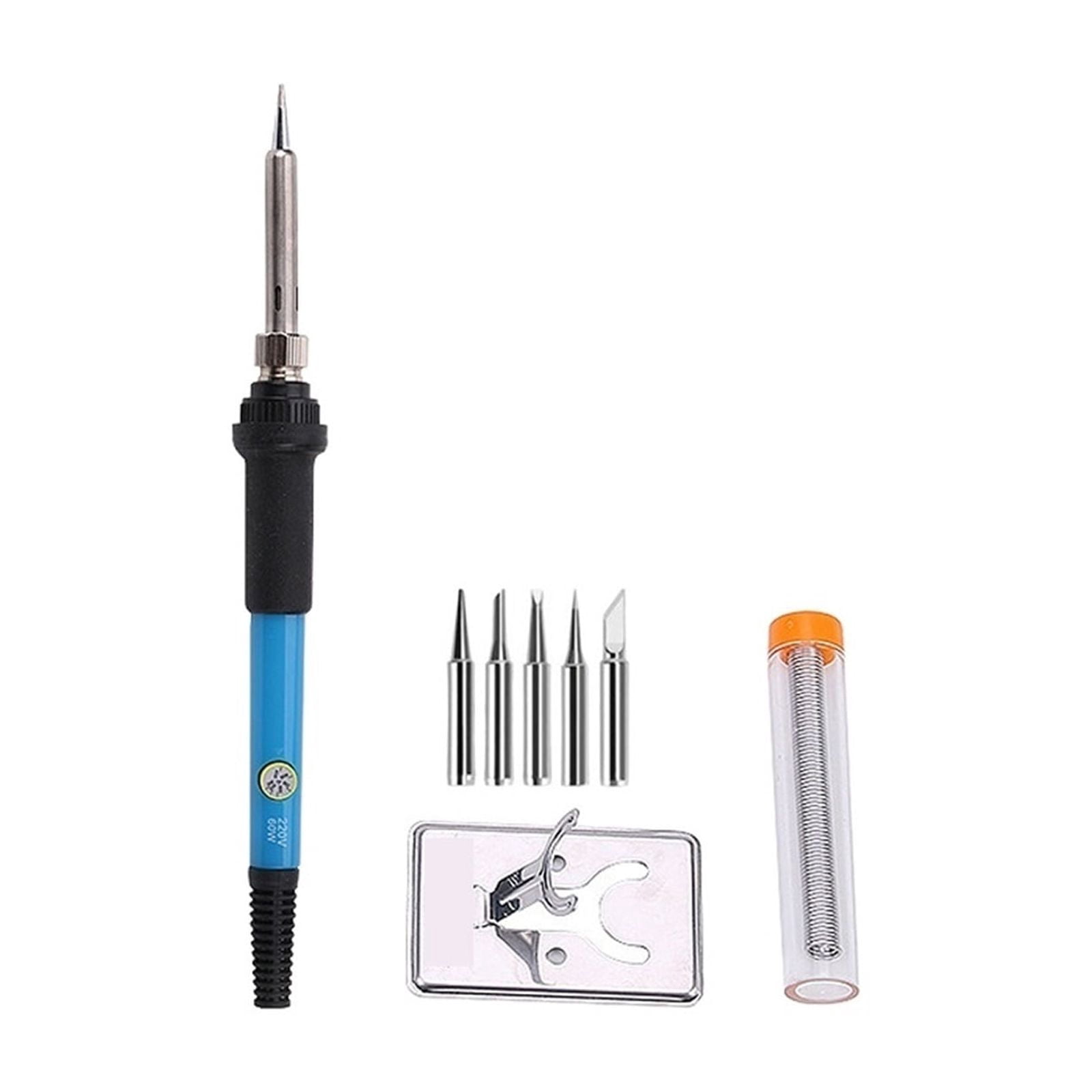 Soldering Iron, 60W Adjustable Temperature Electric Solder Iron, Rework Station Mini Handle Heat Pencil Welding Repair Tools ,Wide Applications