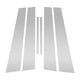 thumbnail image 1 of 6 Pzs Recorte de Ventana del Pilar de la Puerta del Automóvil Frontal Trasero Izquierdo Derecho para Toyota Crown 2009-2012 Sticker Antirrayaduras Cubierta de Pilares Tono Plateado Cromado, 1 of 6