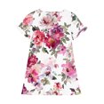thumbnail image 3 of RXIRUCGD 2025 Vêtements d'Été pour Enfants 3-12 Ans Mode Imprimée Pyjama Rêveur Mi-Mollet Chemise de Nuit, 3 of 4
