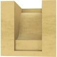 thumbnail image 4 of 4"W x 4"D x 4"H Wide Newport Rough Cedar Woodgrain TimberThane Corbel, Primed Tan, 4 of 6